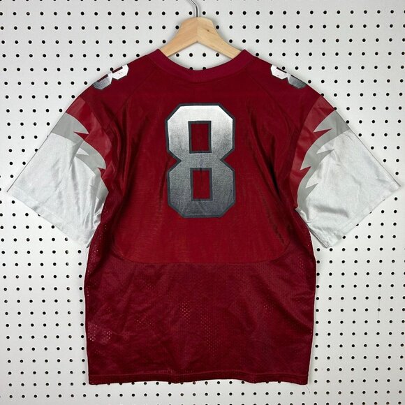 Arkansas Razorbacks Football Jersey Youth Size Large Nike Vintage Red #8 Mesh - Picture 5 of 7